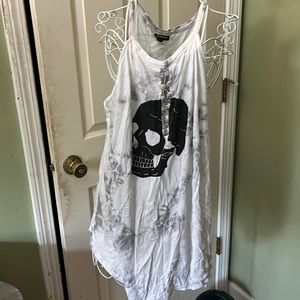 Cute skull tank